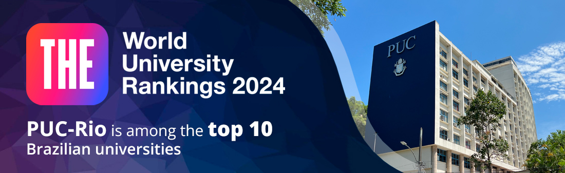 PUC-Rio is among the top 10 Brazilian universities, according to the Times Higher Education Latin American University Rankings 2024
