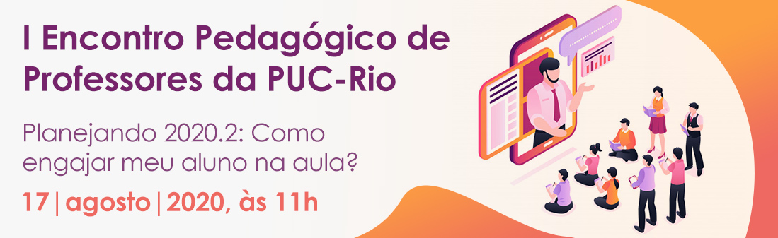 Banner do I Encontro Pedagógico de Professores da PUC-Rio