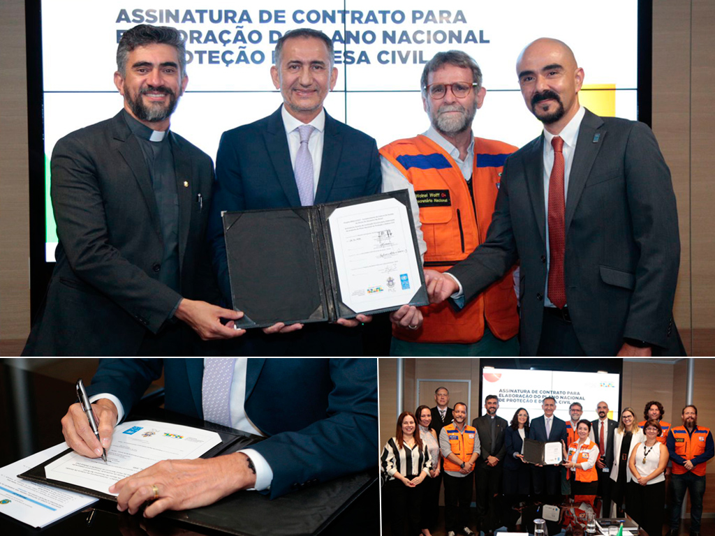 PUC-RIO assina contrato para elaboração do Plano Nacional de Proteção e Defesa Civil com o Ministério do Desenvolvimento Regional
