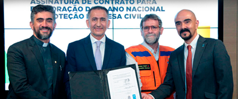 PUC-RIO assina contrato para elaboração do Plano Nacional de Proteção e Defesa Civil com o Ministério da Integração e do Desenvolvimento Regional - Foto: Angelo Miguel/MIDR
