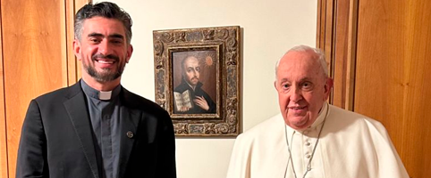 Reitor da PUC-Rio se encontra com Papa Francisco