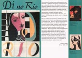 Folder da exposição "Di no Rio"