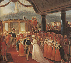 Obra da exposição "Os festejos reais: arquiteturas efêmeras de D. João VI a D. Pedro II"