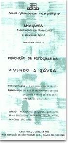 Convite da Exposição "Vivendo a Gávea"