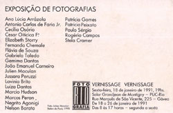 Convite da exposição "Fotoriografia"