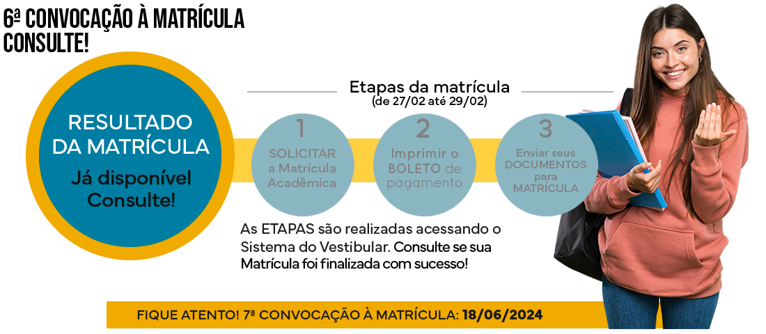 Vestibular PUC-Rio 2024: Etapas da 6ª Convocação à matrícula