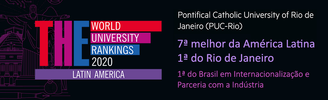 THE 2020: PUC-Rio entre as TOP 10 a america Latina